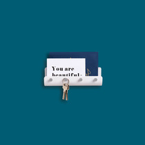 Enter the door porch shelf wall hanging key hanging wall viscose nail free personality creative hook storage rack