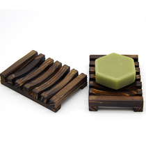 Youzhiju creative soap box soap stand wooden processing new retro soap box wooden charcoal soap box soap box