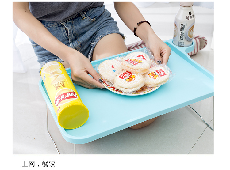 Bàn máy tính xách tay bàn có thể gập lại đơn giản bàn lười biếng sáng tạo nhựa học tập ký túc xá - Bàn bàn học gỗ
