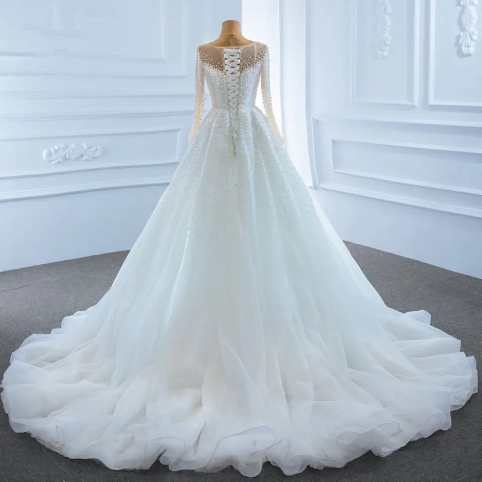 Luxy Long Sleeve Wedding Bridal Gown 2024 Detachable Train Luxy Long Sleeve Wedding Bridal Gown 2024 Detachable Train