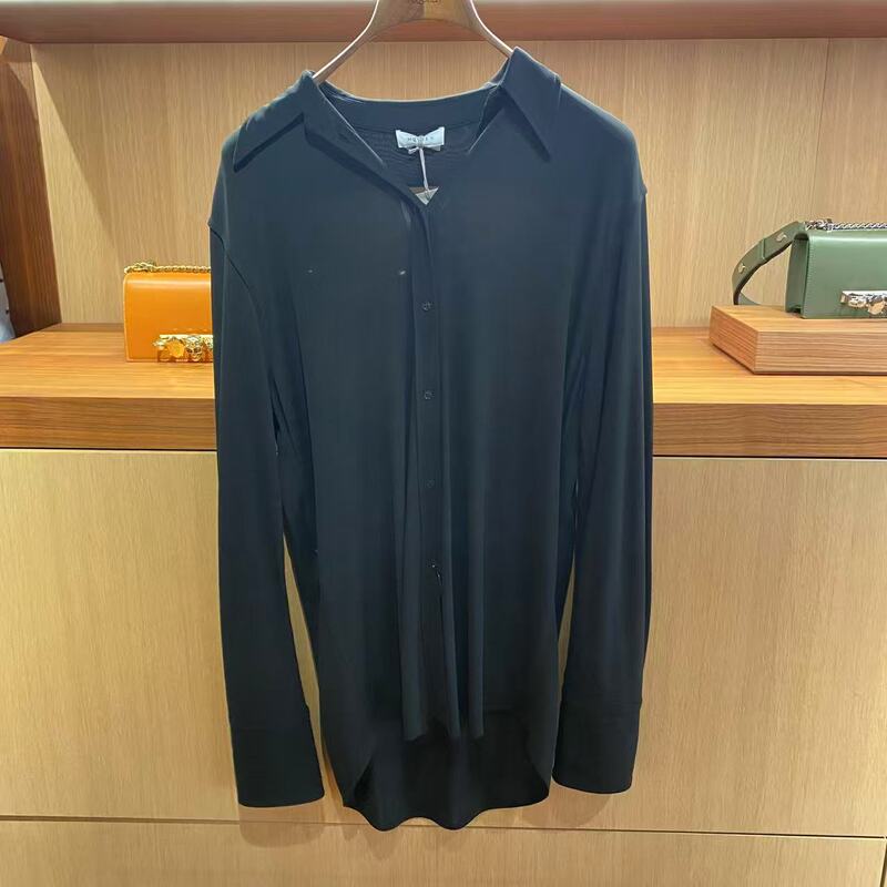 [Orange Orange Italy Overseas Shopping] Alexander Mcqueen Mcqueen Draped Shirt