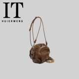 Это. Huiermeng Girls Hat Small Bags Женские 2025 Новая летняя плиссированная облачная сумка модная одноруба