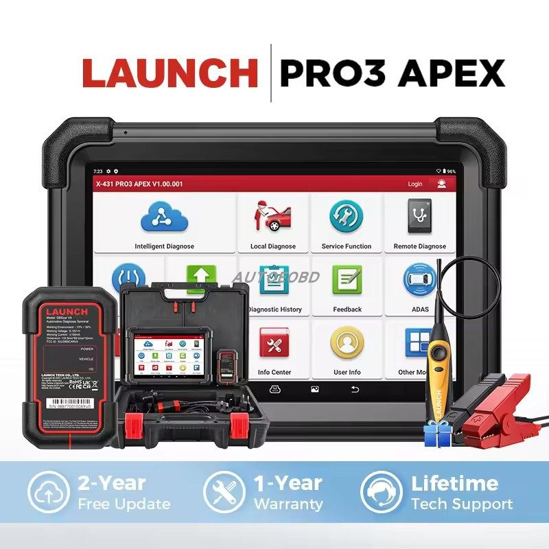 海外版LAUNCH X431 PRO3 APEX Diagnostic Tool 元征汽车检测仪