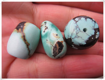 (Happy fairy) 12 yuan price similar color blue turquoise clip barrel beads