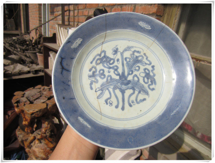 (Carefree Fairy) Kangxi Qinghua Eight Treasure Ripples of the Throne