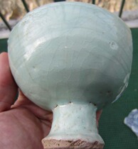 (Carefree Fairy) Yuan Dynasty Qingbai Porcelain High Foot Cup with No Old Package Backstop