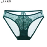 Сексуальные кружевные трусы, нижнее белье, штаны, зеленые шорты