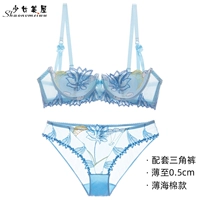 3714 Тонкий хлопковой модель синий