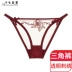 Girl Beauty House Sexy thêu trong suốt Thong Thong Cô phối cảnh Đồ lót tình dục Áo thun Áo thun eo thấp do lot nu G-string