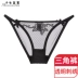 Girl Beauty House Sexy thêu trong suốt Thong Thong Cô phối cảnh Đồ lót tình dục Áo thun Áo thun eo thấp do lot nu G-string