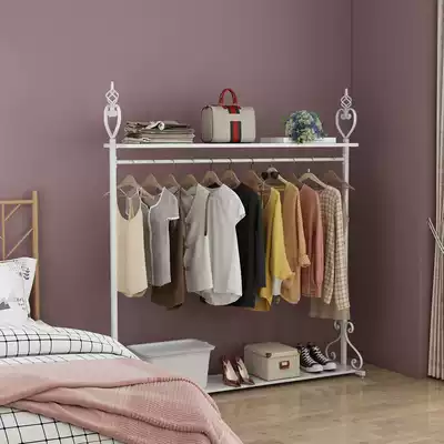 New house hanger Floor bedroom coat rack simple clothes rack household single pole storage drying hanger