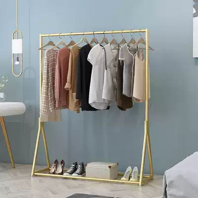 New house hanger floor-to-ceiling bedroom simple coat rack simple modern household hanging clothes rack single pole
