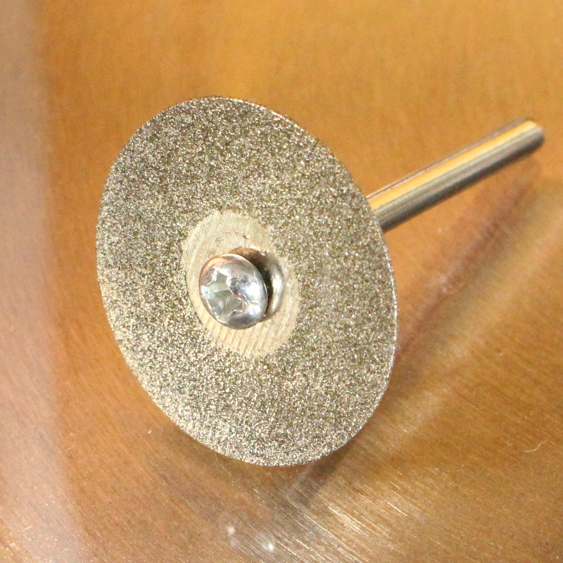Mill with plated diamond tooth grinding sheet slice saw blade tile clear slit sheet cut polished jade glass amber