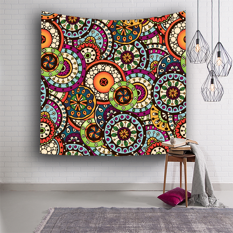 phong cách Bắc Âu đẹp Bohemian thảm tấm thảm trang trí phòng ngủ phòng khách - Tapestry tranh thảm treo tường