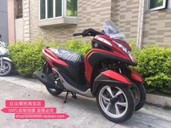 [ຮ້ານຂາຍລົດຈັກຫົງສາ] Brand new 2017 Yamaha inverted three-wheel 125 sports scooter for sale