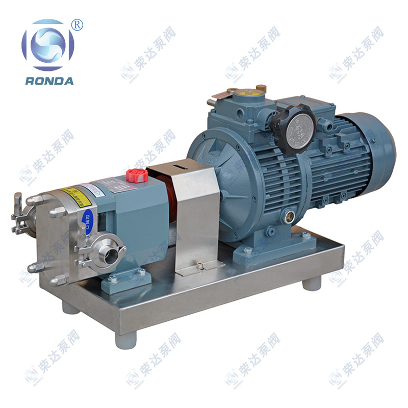 3A stainless steel food rotor pump high viscosity chocolate jam delivery pump
