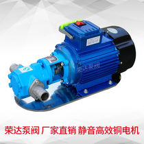 WCB portable gear pump 220V small stainless steel oil pump diesel methanol lubricating oil edible oil delivery