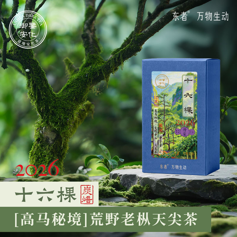 Sixteen High-Quality Ancient Tea Trees, Loose Tea, Anhua Black Tea, 75 Grams, 616 Sixteen High-Quality Ancient Tea Trees, Loose Tea, Anhua Black Tea, 75 Grams, 616