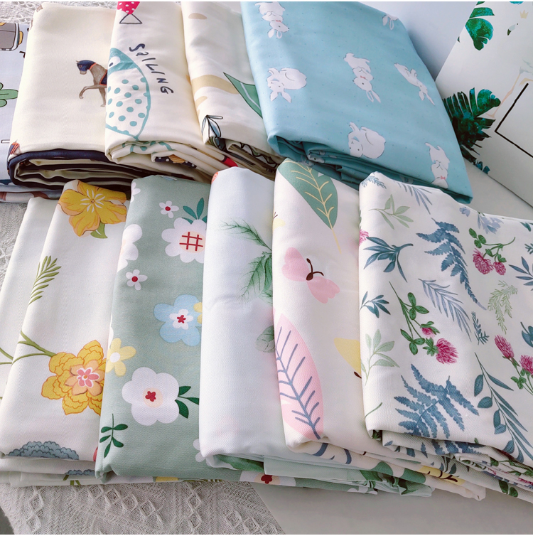 Summer bamboo fiber air conditioning soft seat water - wash and folding printed cold seat sheet 1 8m bed double single can not play ball