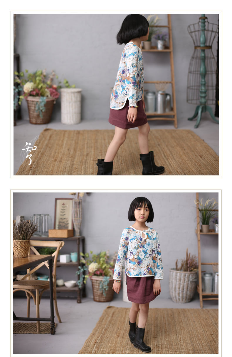 Jupe pour fille en lin - Ref 2050943 Image 21