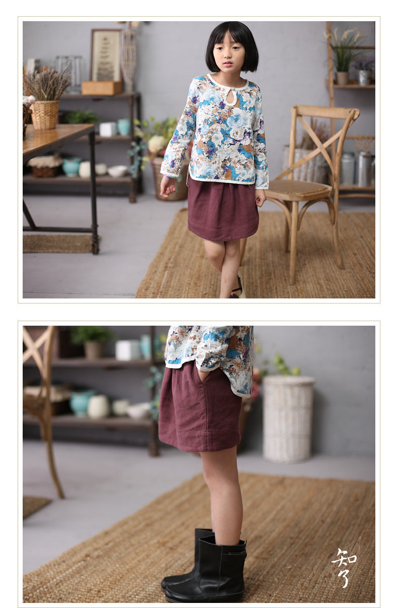 Jupe pour fille en lin - Ref 2050943 Image 16