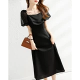 Брендовое платье, французский стиль, квадратный вырез, рукава фонарики