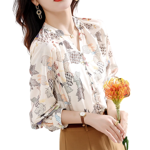 Брендовая рубашка, юбка, комплект, V-образный вырез