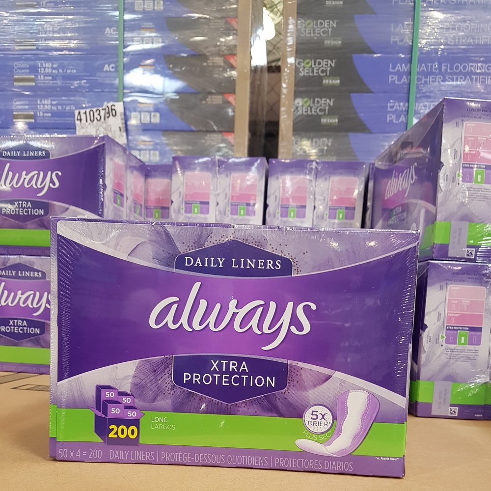 Canada's Owiese sanitary pads always Xtra pads 50 pieces of x4 boxes Non-independent