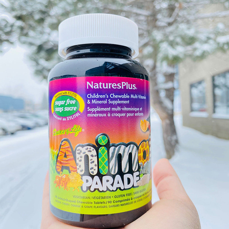 Canada issued NaturesPlus Animal Parade Children Multidimensional Chewable Tablets 90 tablets