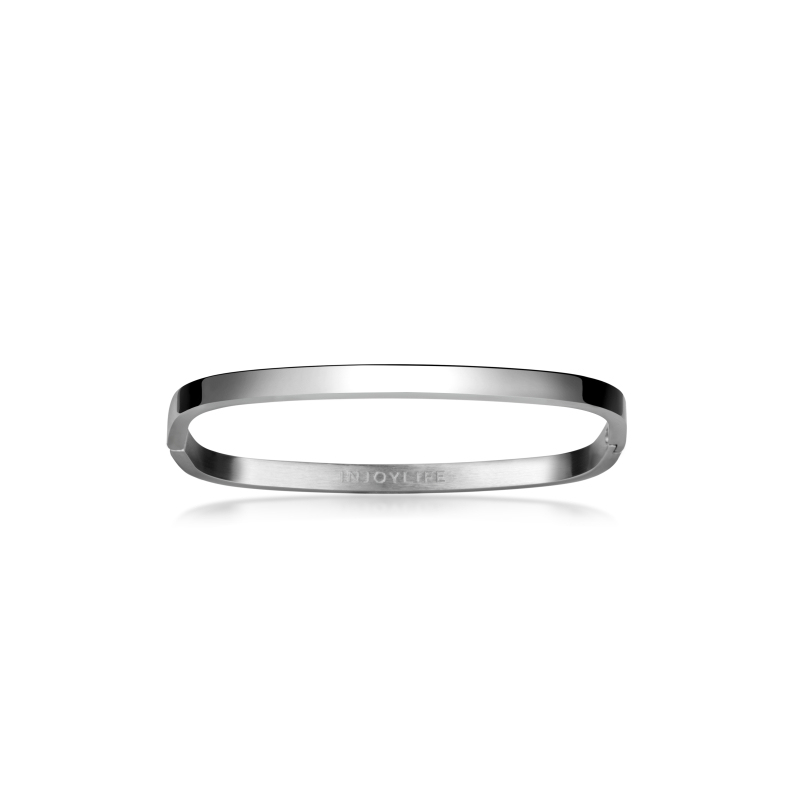Injoylife Square Niche Design Bracelet for Women, Simple Thin Circle Bracelet, Fashionable Hand Jewelry