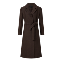 PORTS womens spring solid color three-dimensional tweed straps are wide loose high-end and versatile texture coat