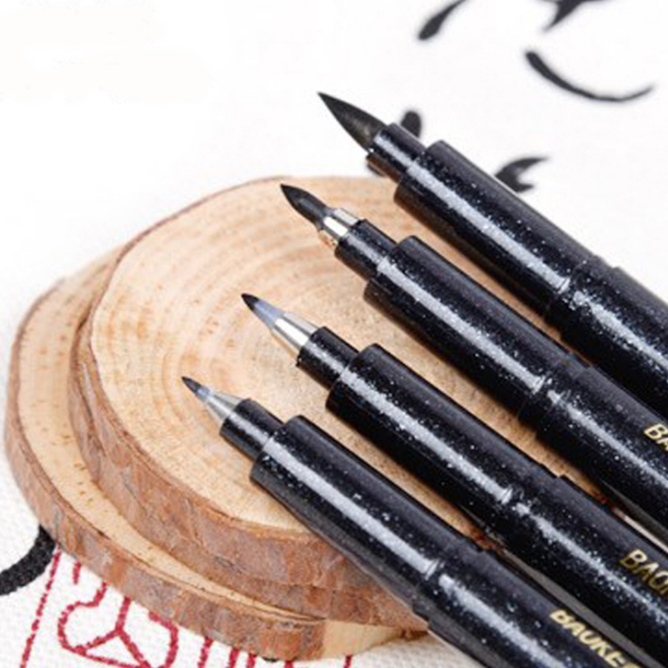 Baoke Show Lipen Tai Small and Extremely Slim soft Head pens Calligraphy Exercises with pen and ink pen can add ink