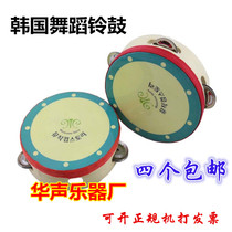 Orff percussion childrens musical instrument Korean tambourine tambourine drum rattle toy student performance kindergarten teacher use