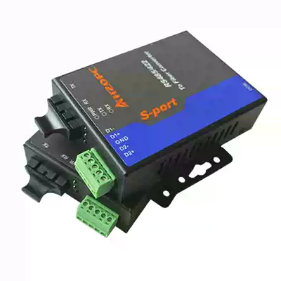Industrial grade 2-way ring network 485 fiber optic converter 485 optical transceiver 485 ring network transceiver modbus to fiber optic