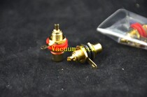 The new real gold-plated RCA audio plug terminal is no ordinary model