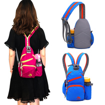 Sledge Dog Outdoor Single Shoulder Bag Double Shoulder Bag Inclined Cross Pack Chest Bag Tourist Hiking Children Backpack Men And Women Casual Satchel