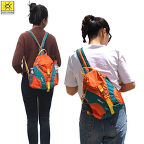 Outdoor Casual Double Shoulder Bag Small Backpack Single Shoulder Inclined Cross Bag Chest Bag Light Child Girl Hiking Bag