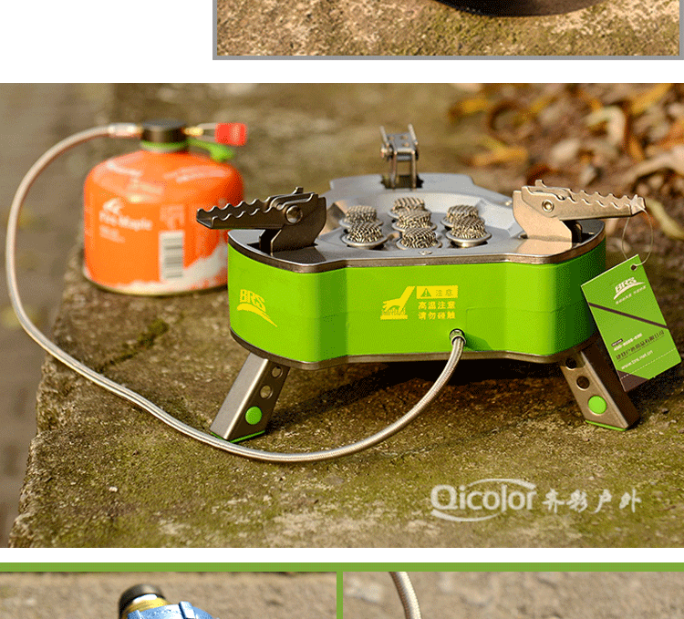 Bếp lửa bảy sao BRS-71 bếp lửa chống cháy dữ dội bếp dã ngoại đội tự nấu bếp ngoài trời bếp cắm trại - Bếp lò / bộ đồ ăn / đồ nướng dã ngoại bếp ga du lịch mini