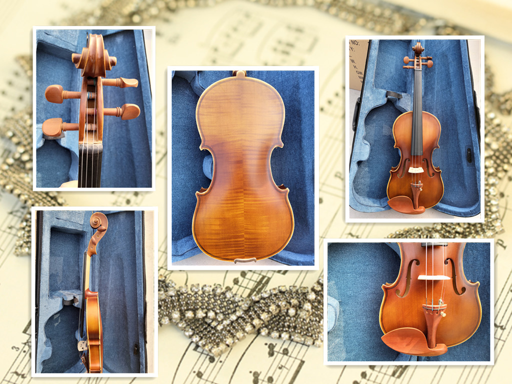 Handmade Tiger tattoos to popularize the production of the price upscale violin for violin