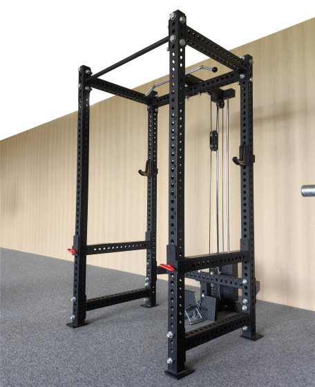 REPFORCE squat frame accessories high and low pull back (aluminum alloy pulley 80KG steel counterweight)