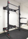 Commercial Wall-Mounted Folding Squat Rack, Bench Press Rack, Pull-Up Bar, Parallel Bars (Wall Thickness 3mm)