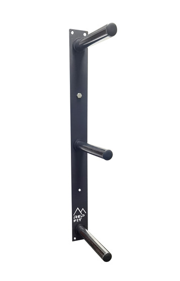 Wall-Mounted Barbell Plate Storage Rack (for Large Hole Plates, Olympic Plates)