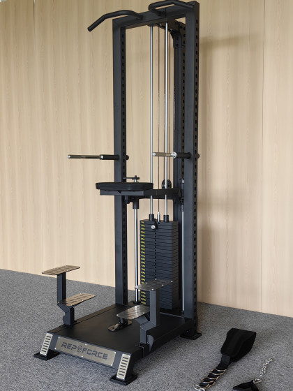 Repforce Belt Squat Machine Pull-Up Assist Low Pull Rowing 125kg Pure Steel Weight
