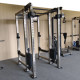 Savage Power F9 Series Six-Column Squat Rack + Double Birdcage 201 Stainless Steel 80mm Square Tube