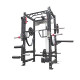 Repfit V2 Commercial Combination Squat Rack (White, Red, Black Posts)