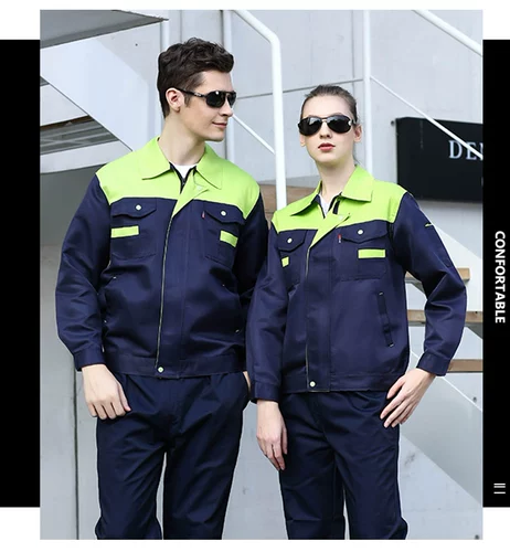 Хлопковый комбинезон, износостойкий осенний лонгслив для работы, делается под заказ