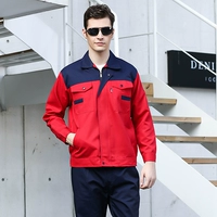 Красный темно-синий топ с длинными рукавами и плечами