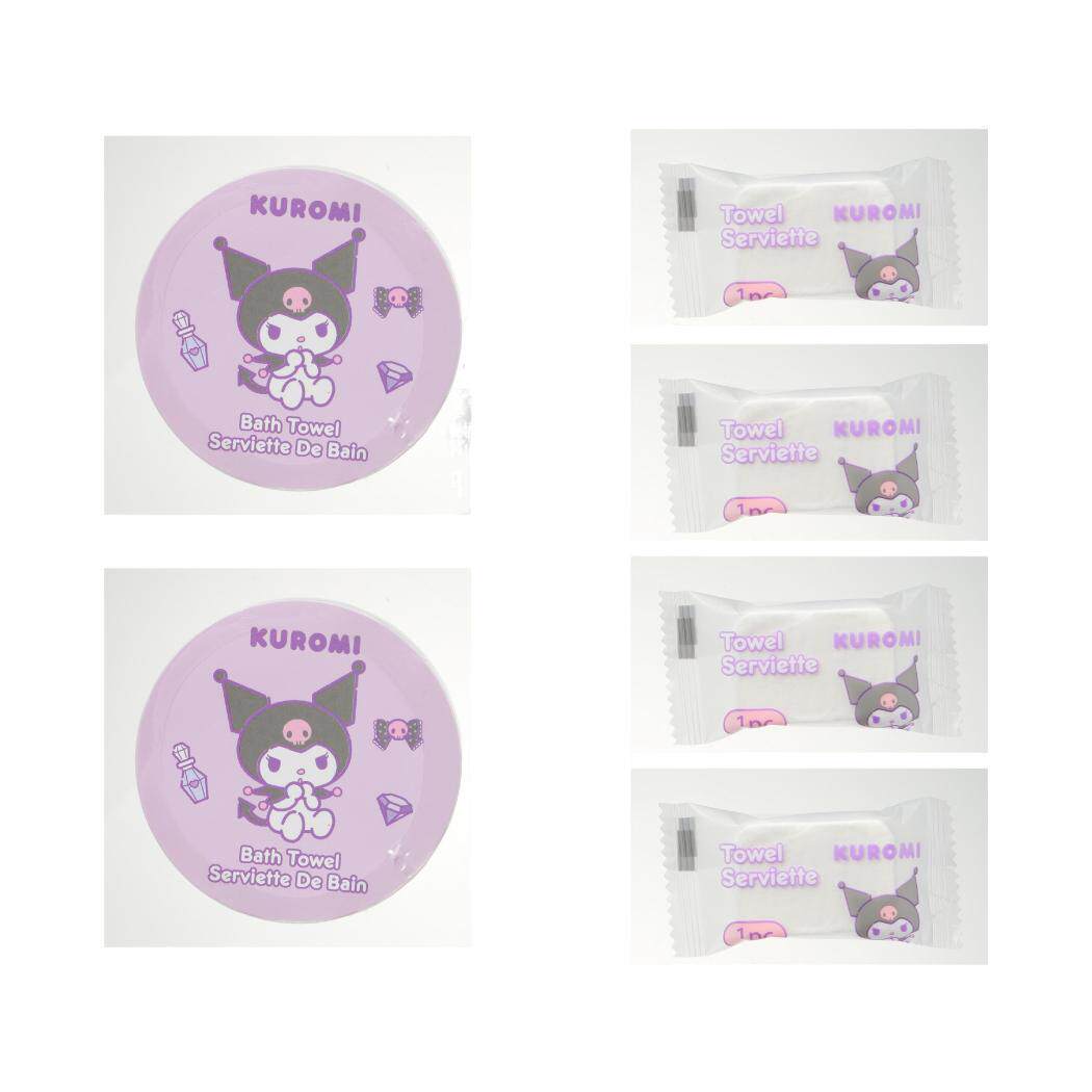 Полотенца одноразовые мыть miniso名创优品三丽鸥一次性压缩浴巾毛巾套装玉桂狗凯蒂猫加大厚