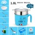 noi hap Máy gấp đôi bữa sáng hấp ngô tất cả bằng thép không gỉ nồi trứng hấp nhà cháo nhân tạo máy luộc trứng - Nồi trứng nồi lẩu mini 2 người Nồi trứng