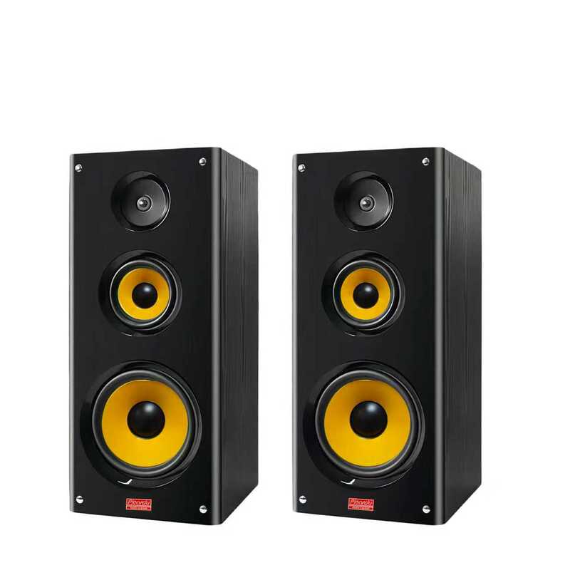 Three-Way 8inch High-Mid-Low Passive Speakers Lacquered Bookshelf High-Fidelity Speakers Hifi Stereo Theater Sound System Three-Way 8inch High-Mid-Low Passive Speakers Lacquered Bookshelf High-Fidelity Speakers Hifi Stereo Theater Sound System